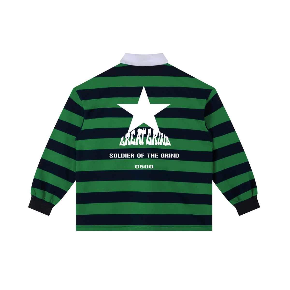 Color Block Stripe Polo Shirt