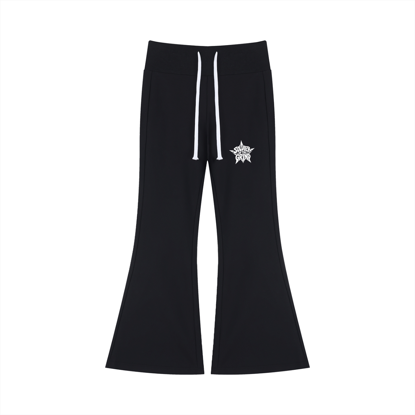 Women's Drawstring Flared Leg Pants