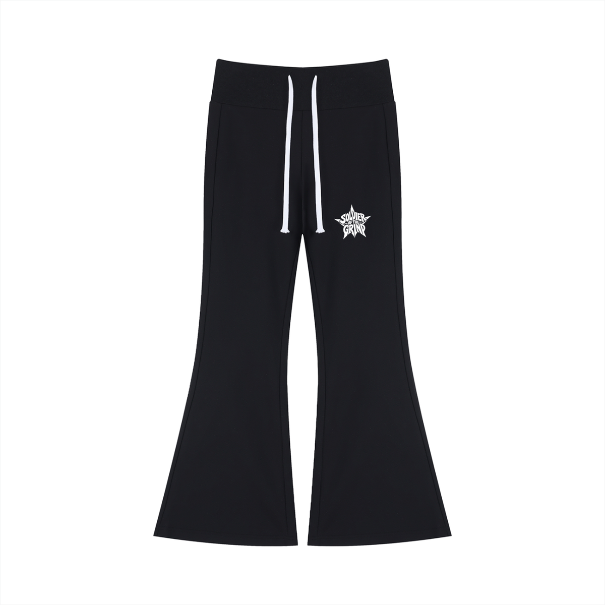 Women's Drawstring Flared Leg Pants