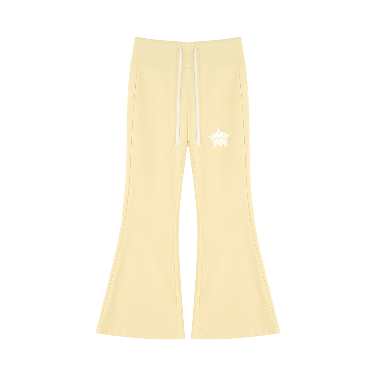 Women's Drawstring Flared Leg Pants