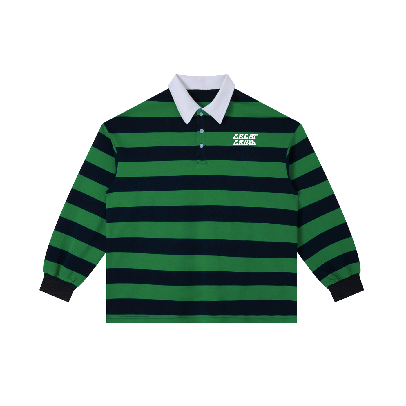 Color Block Stripe Polo Shirt