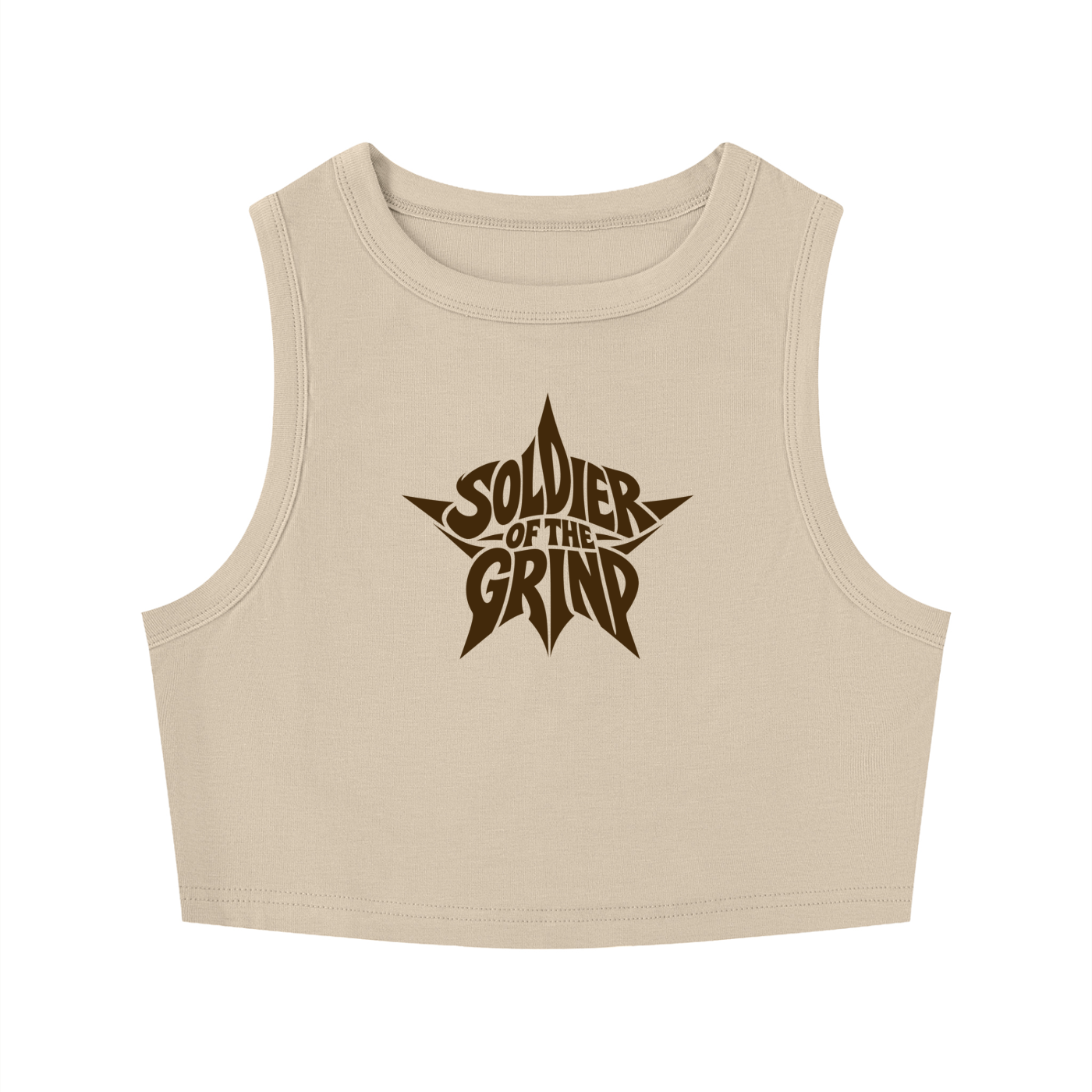 Women's Tight Crewneck Crop Tank Top