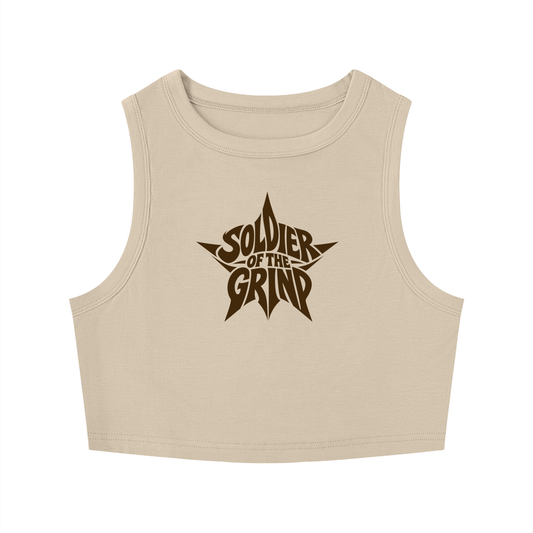Women's Tight Crewneck Crop Tank Top