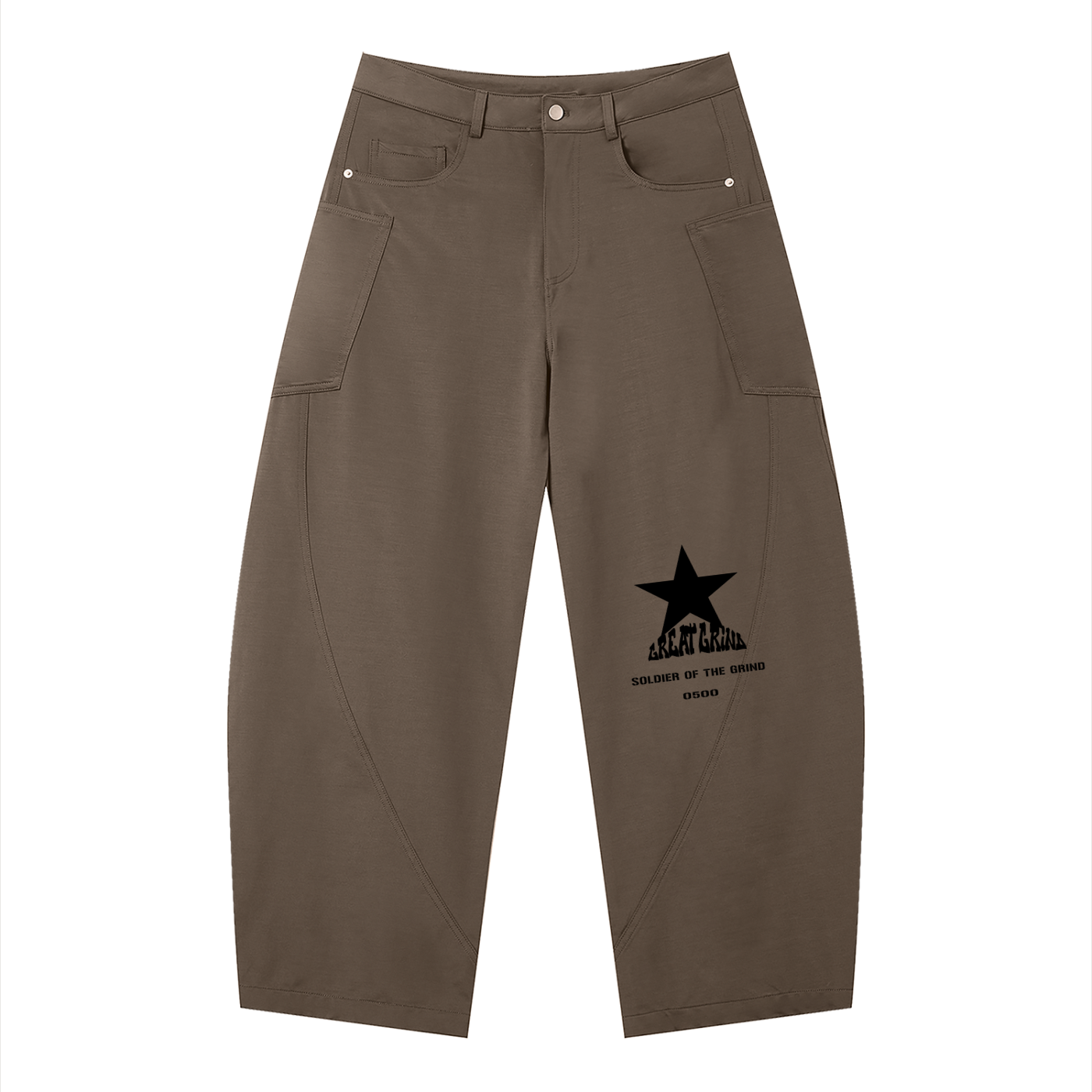 Men's Barrel Leg Pants