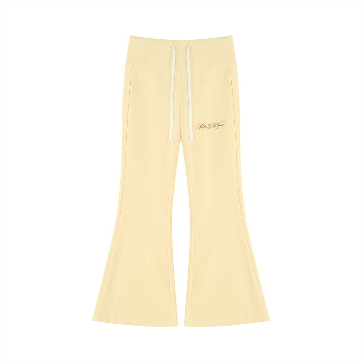 Women's Drawstring Flared Leg Pants