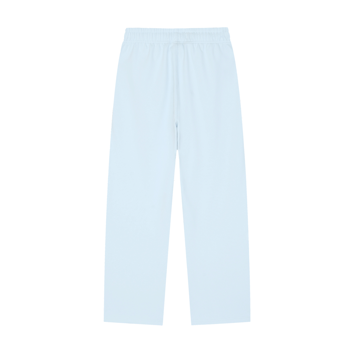 Solid Color Straight-Leg Sweatpants