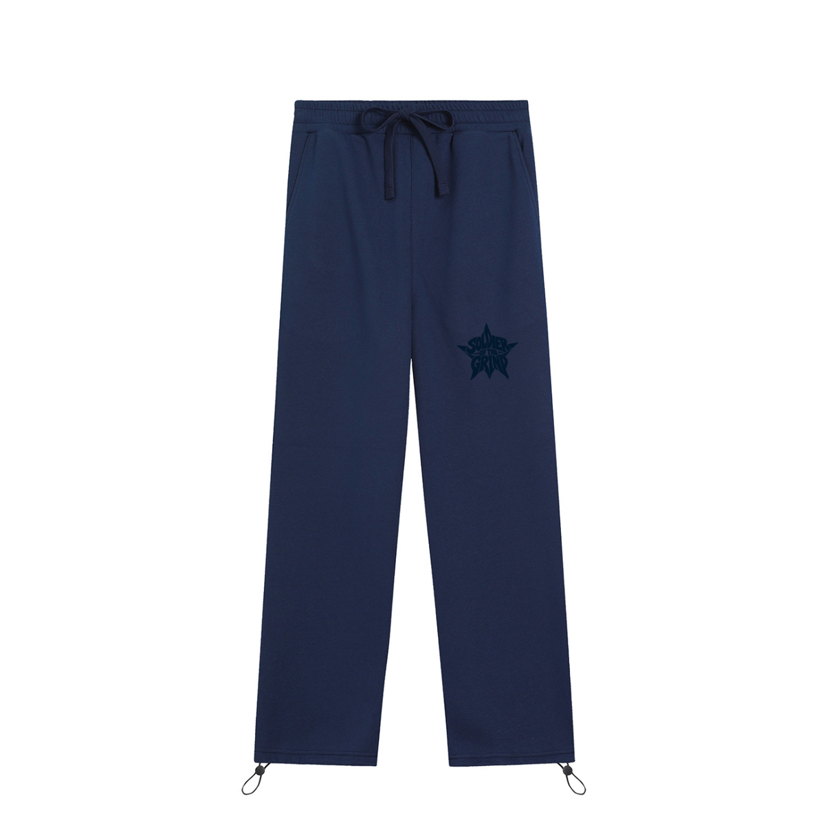 Drawstring Straight-Leg Sweatpants