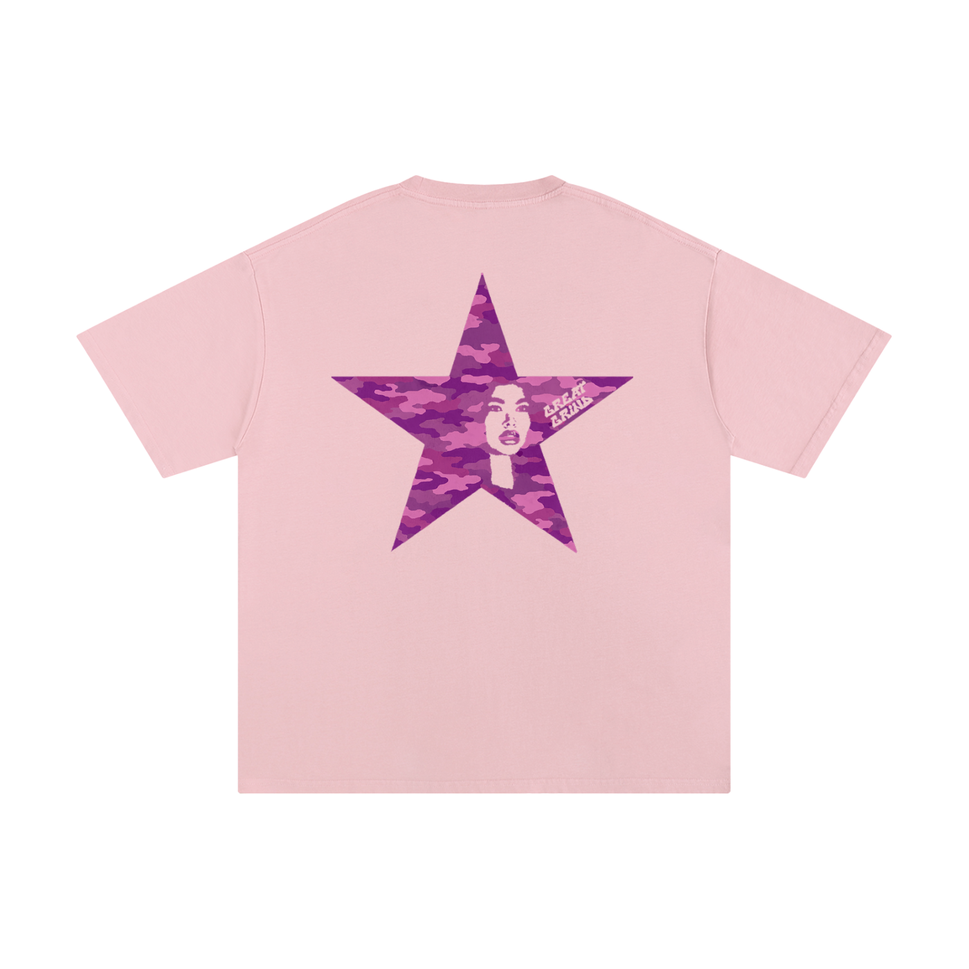 Pink Camo Star T-Shirt