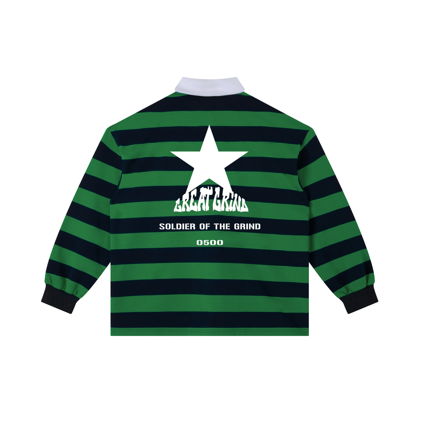 Color Block Stripe Polo Shirt