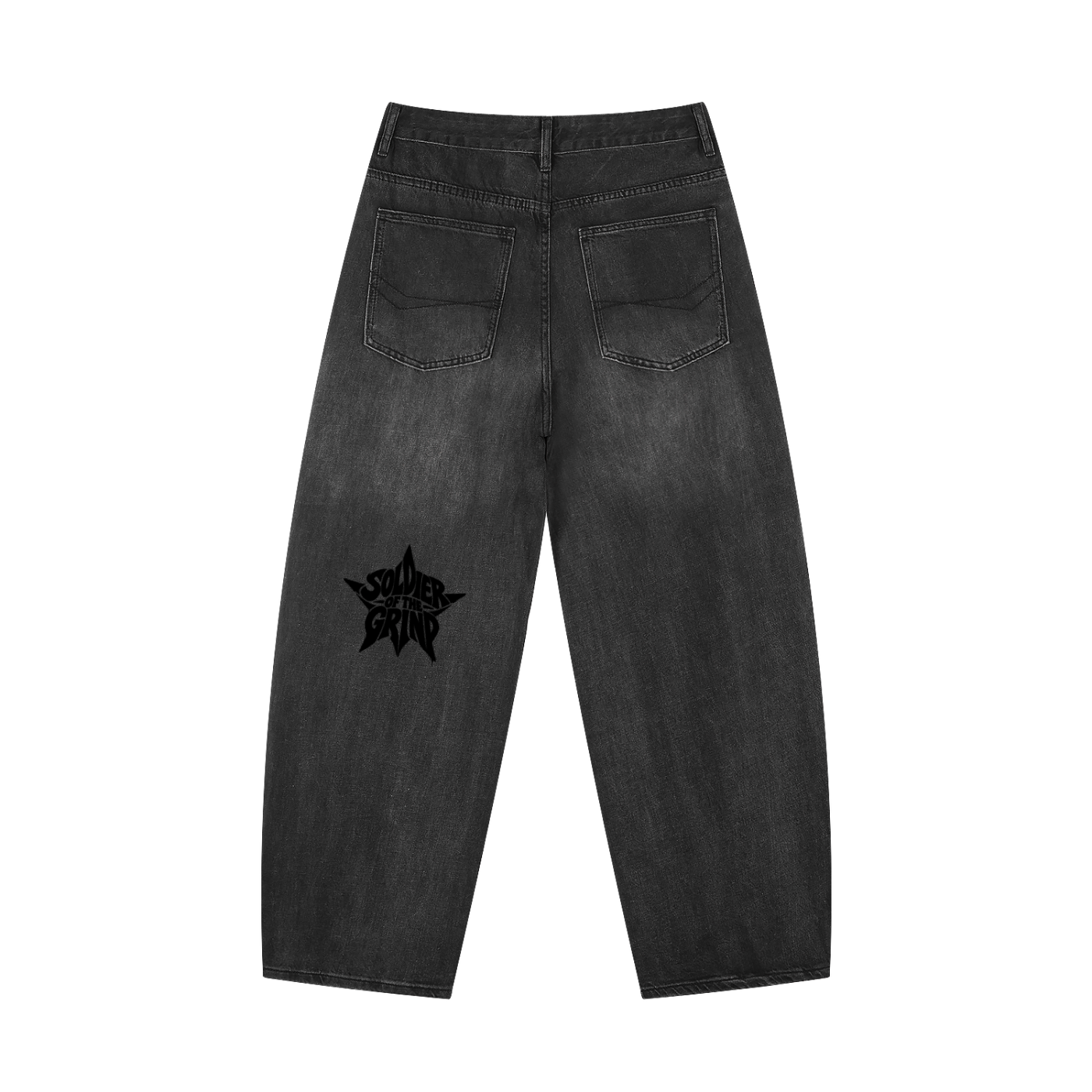 Men's Sunfade Vintage Wash Barrel Leg Jeans