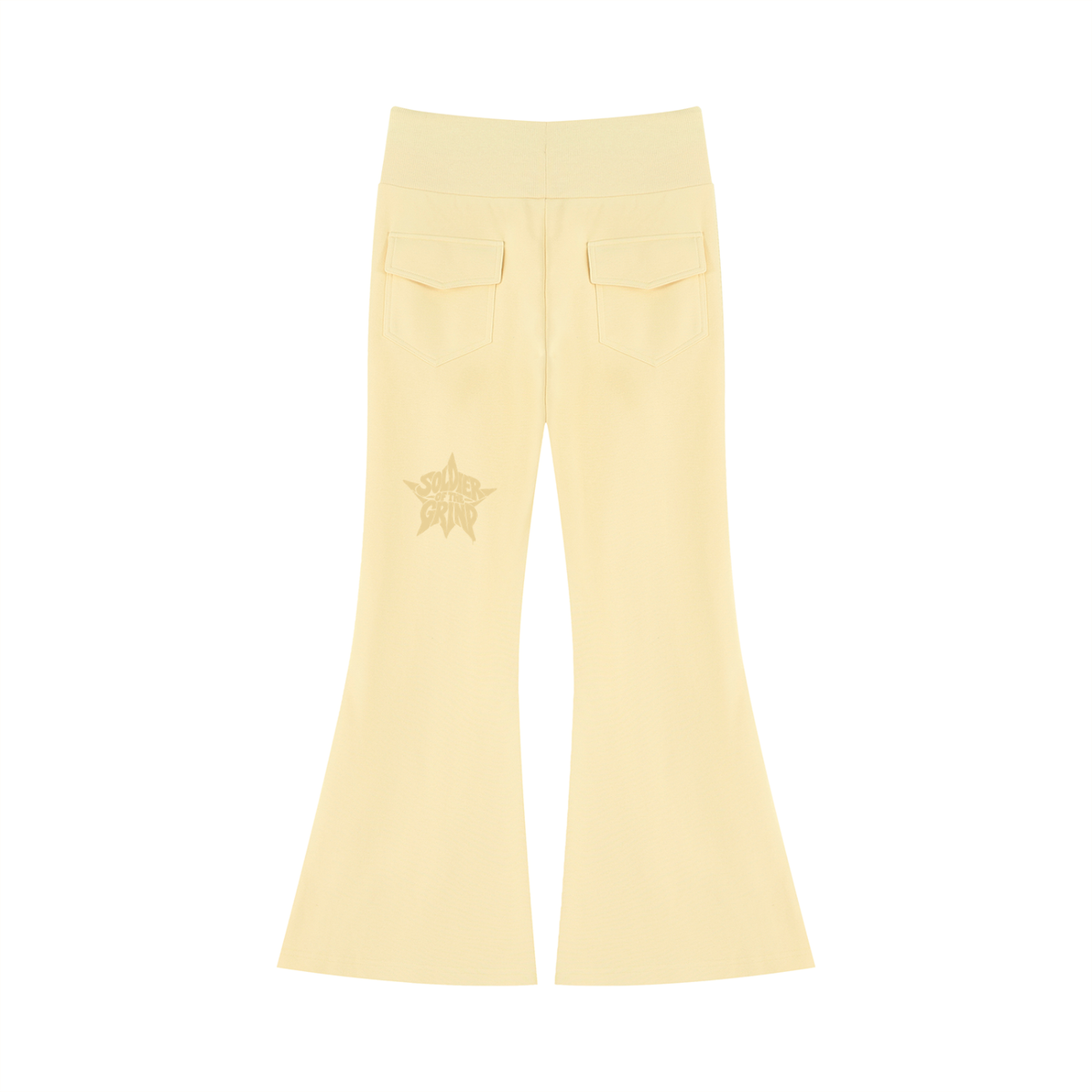 Women's Drawstring Flared Leg Pants