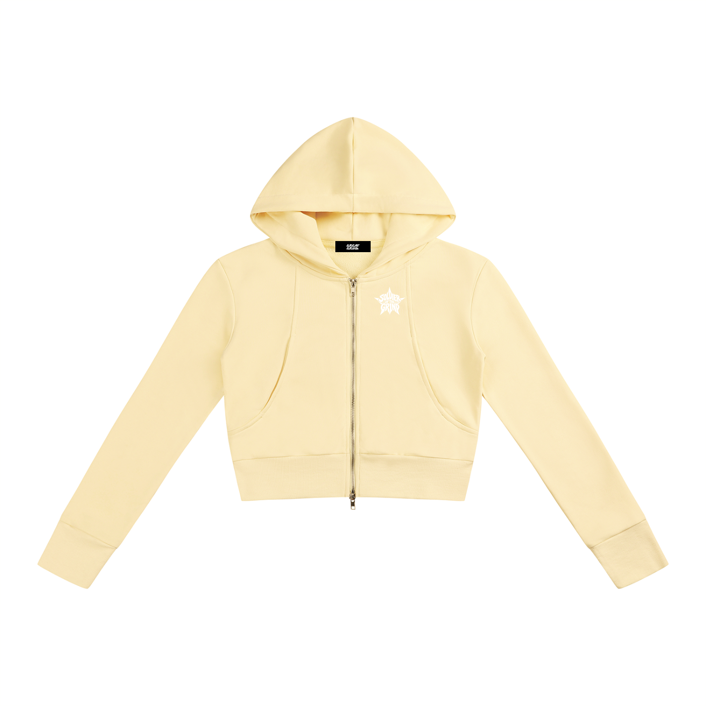 Women’s Slim Crop Full Zip Hoodie